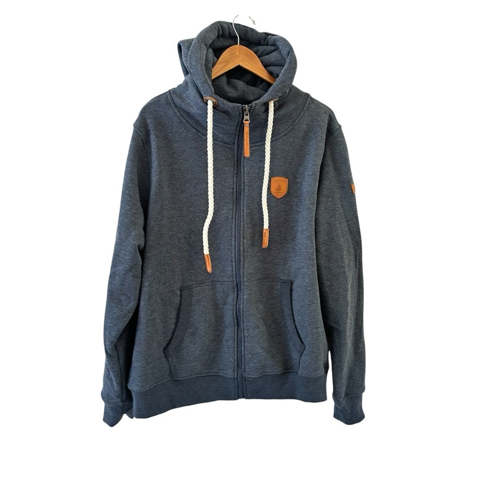 Wanakome Zeus Full Zip Hoodie Mens XL Navy Blue Pullover Canada Outdoor‎ NWT